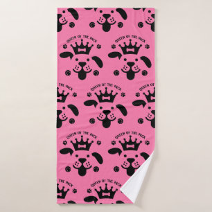 Honden thema wassen badhanddoek
