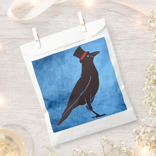 Honden - Tophat Blackbird Raven Bedankzakje (Geknipt)