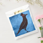 Honden - Tophat Blackbird Raven Bedankzakje (Gezegeld)
