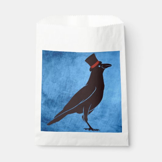 Honden - Tophat Blackbird Raven Bedankzakje (Voorkant)