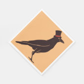Honden - Tophat Blackbird Raven Servet (Hoek)