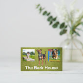 Honden training visitekaartje (Staand voorkant)