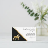 Honden Trainings Visitekaartjes (Staand voorkant)