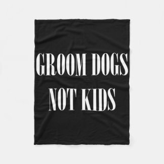 Honden trimmen Niet Kinderen Grappige Hond Trimmer Fleece Deken