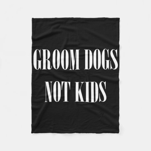 Honden trimmen Niet Kinderen Grappige Hond Trimmer Fleece Deken (Voorkant)