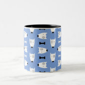 Honden Tweekleurige Koffiemok (Center)