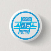 Honden Twitter Ronde Button 3,2 Cm (Voorkant)