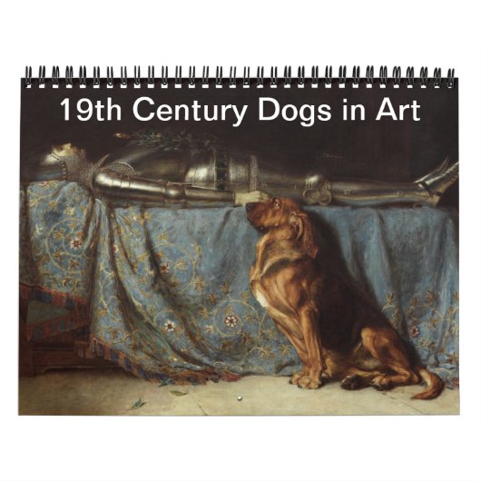 Honden uit de 19e eeuw in art kalender (Hoes)