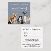 Honden uitlaten afsprakenkaartje (Voorkant / Achterkant)