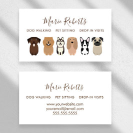 Honden uitlaten, Dierenoppas, Katverzorging, Loger Visitekaartje
