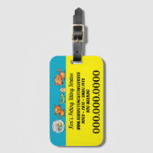 Honden uitlaten Dierenoppas Pet Sitting Bagagelabel (Voorkant (verticaal))