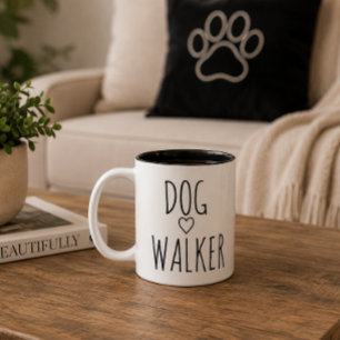 'HONDEN UITLATEN' Hondenliefhebber Huisdierverzorg Tweekleurige Koffiemok