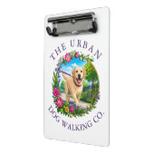 Honden Uitlaten Mini Klembord met Labrador (Angled2)
