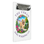Honden Uitlaten Mini Klembord met Labrador (Schuin)