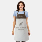 Honden Uitlaten Zakelijk apron Natuurlijk Schort (Gedragen)