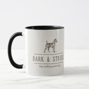 Honden Uitlaten Zitten Zakelijk Logo Natuurlijk Br Mok