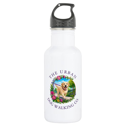 Honden Uitlater 532ml Waterfles - Labrador (Voorkant)