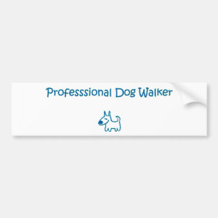 honden uitlater bumpersticker