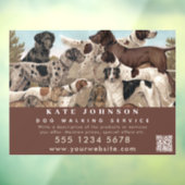 Honden Uitlater Huisdier Verzorging Dierenverzorgi Raamsticker (Vel 3)