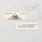 Honden Uitlater Verzorger huisdierverzorging Mini Visitekaartje (Voorkant / Achterkant)