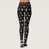 Honden uitvoeren (groot patroon) leggings (Achterkant)