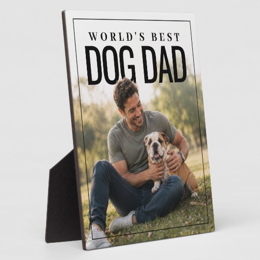 Honden Vader Fotoplaat (Zijkant)