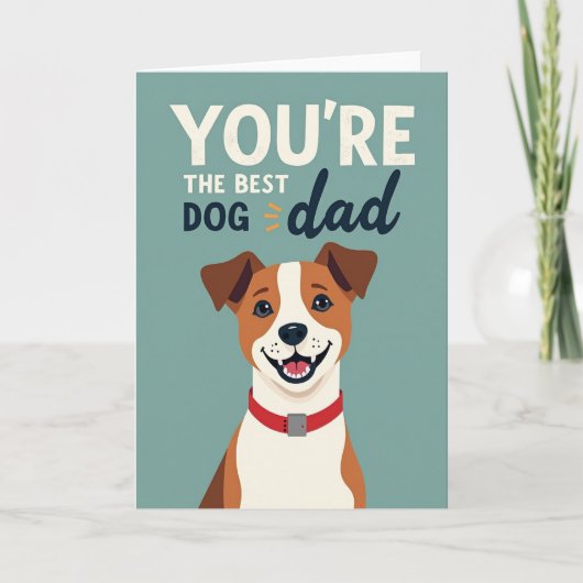 Honden Vader Liefde Kaart (Voorkant)