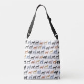 Honden van alle soorten crossbody tas (Achterkant)