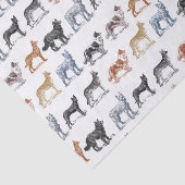 Honden van alle soorten tissuepapier (Detail)