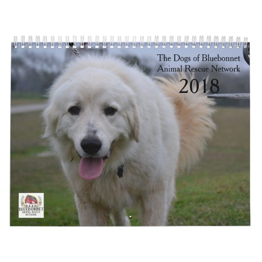 Honden van Bluebonnet 2018 Agenda Kalender (Hoes)