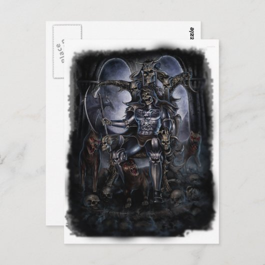 Honden van de hel briefkaart (Voorkant / Achterkant)