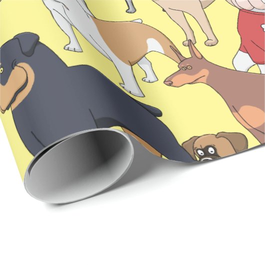 Honden van de wereld cadeaupapier (Rol Hoek)