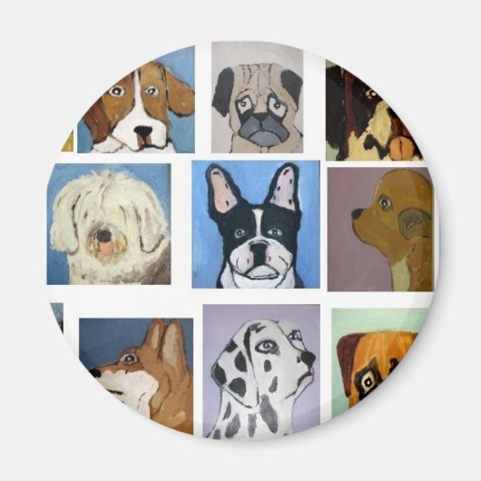 honden van eric ginsburg magneet (Voorkant)