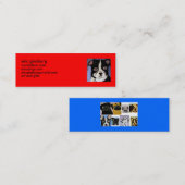 honden van eric ginsburg mini visitekaartje (Voorkant / Achterkant)