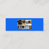 honden van eric ginsburg mini visitekaartje (Achterkant)