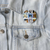 honden van eric ginsburg ronde button 5,7 cm (In situ)