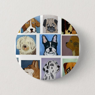honden van eric ginsburg ronde button 5,7 cm