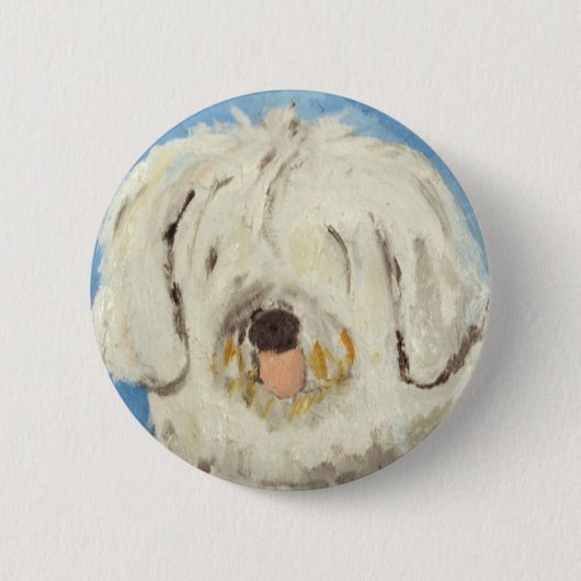 honden van eric ginsburg ronde button 5,7 cm (Voorkant)