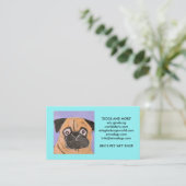 honden van eric ginsburg visitekaartje (Staand voorkant)