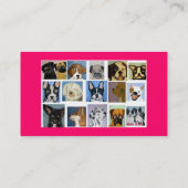 honden van eric ginsburg visitekaartje (Achterkant)