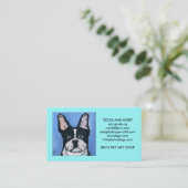 honden van eric ginsburg visitekaartje (Staand voorkant)