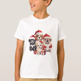 'Honden van Kerstmis' schattig hondenliefhebber T-shirt