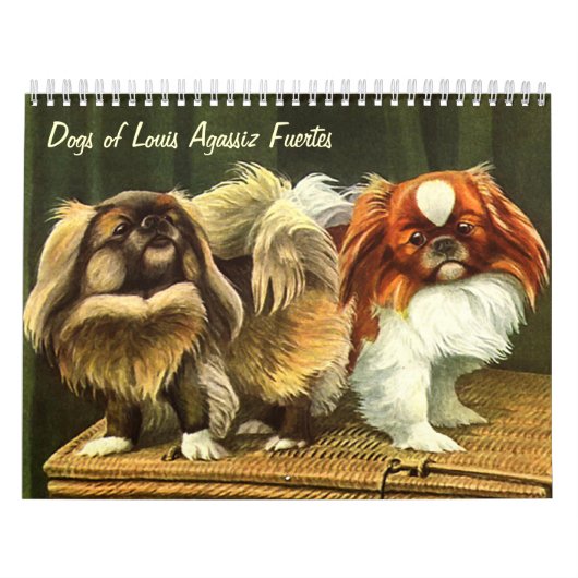 Honden van Louis Agassiz Fuertes Kalender (Hoes)