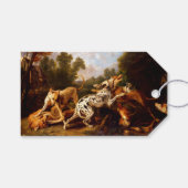 Honden vechten (door Frans Snyders) Cadeaulabel (Voorkant (Horizontaal))