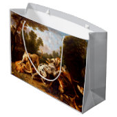 Honden vechten (door Frans Snyders) Groot Cadeauzakje (Achterkant Gekanteld)