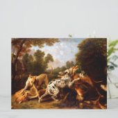 Honden vechten (door Frans Snyders) Kaart (Staand voorkant)