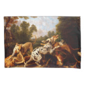 Honden vechten (door Frans Snyders) Kussensloop (Voorkant-Links)