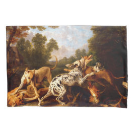 Honden vechten (door Frans Snyders) Kussensloop