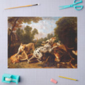 Honden vechten (door Frans Snyders) Tissuepapier (Craft)