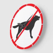 Honden verboden. grote klok (Hoek)